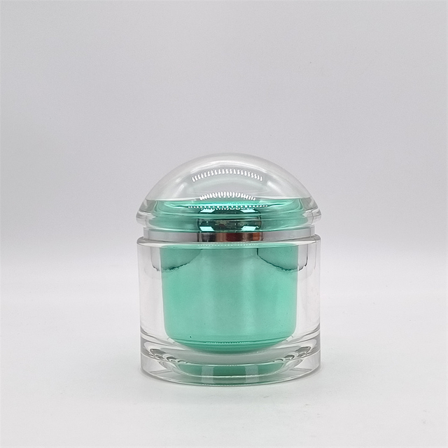 Grand récipient rond en acrylique de luxe de 200g, pot cosmétique en plastique de 200ml, acrylique