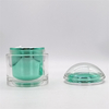 Grand récipient rond en acrylique de luxe de 200g, pot cosmétique en plastique de 200ml, acrylique